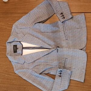Navy blue and white Liverpool blazer size Small